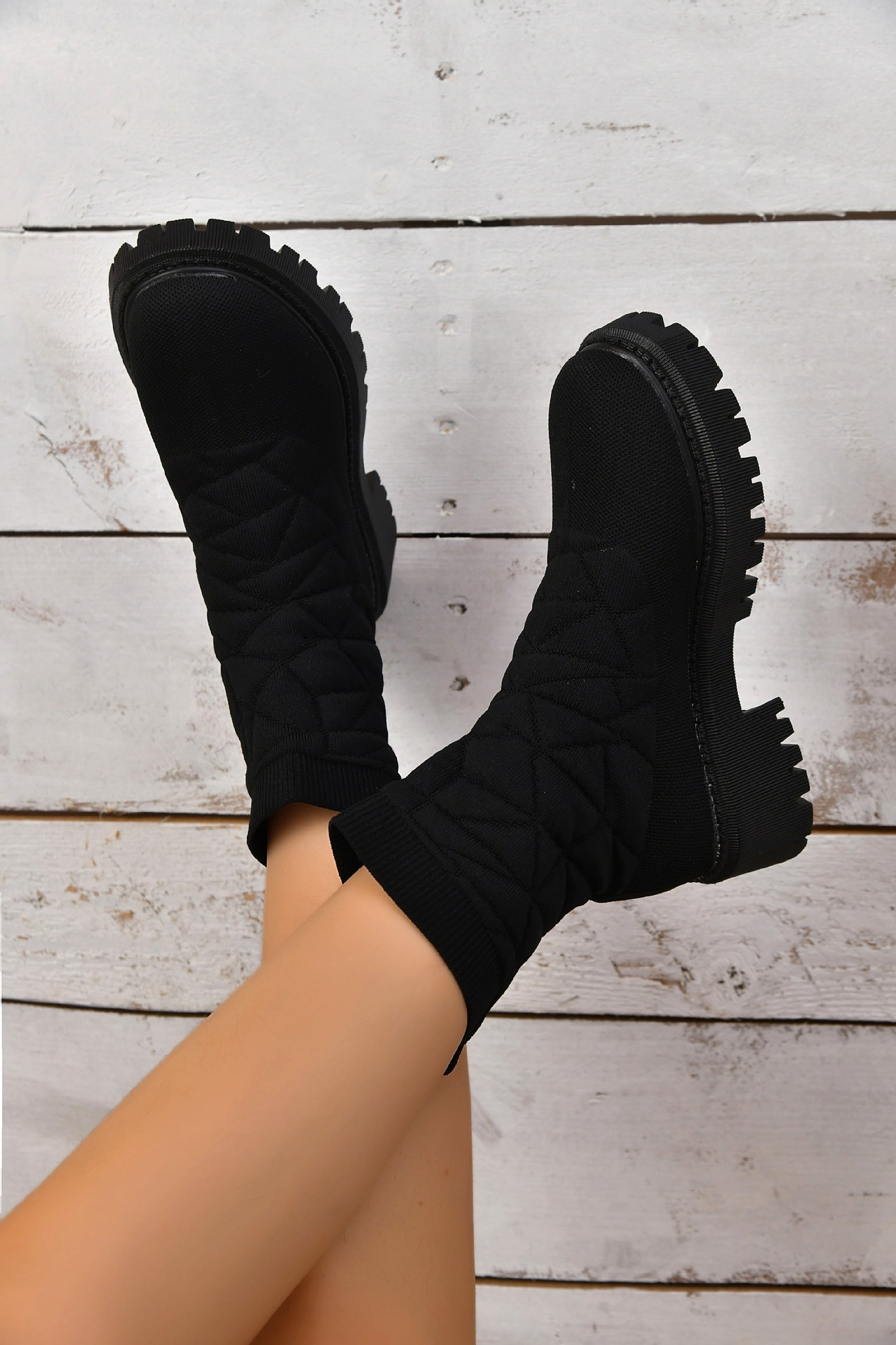 New Women's Flying Woven Sports Short Boots Women - enhanced image 17