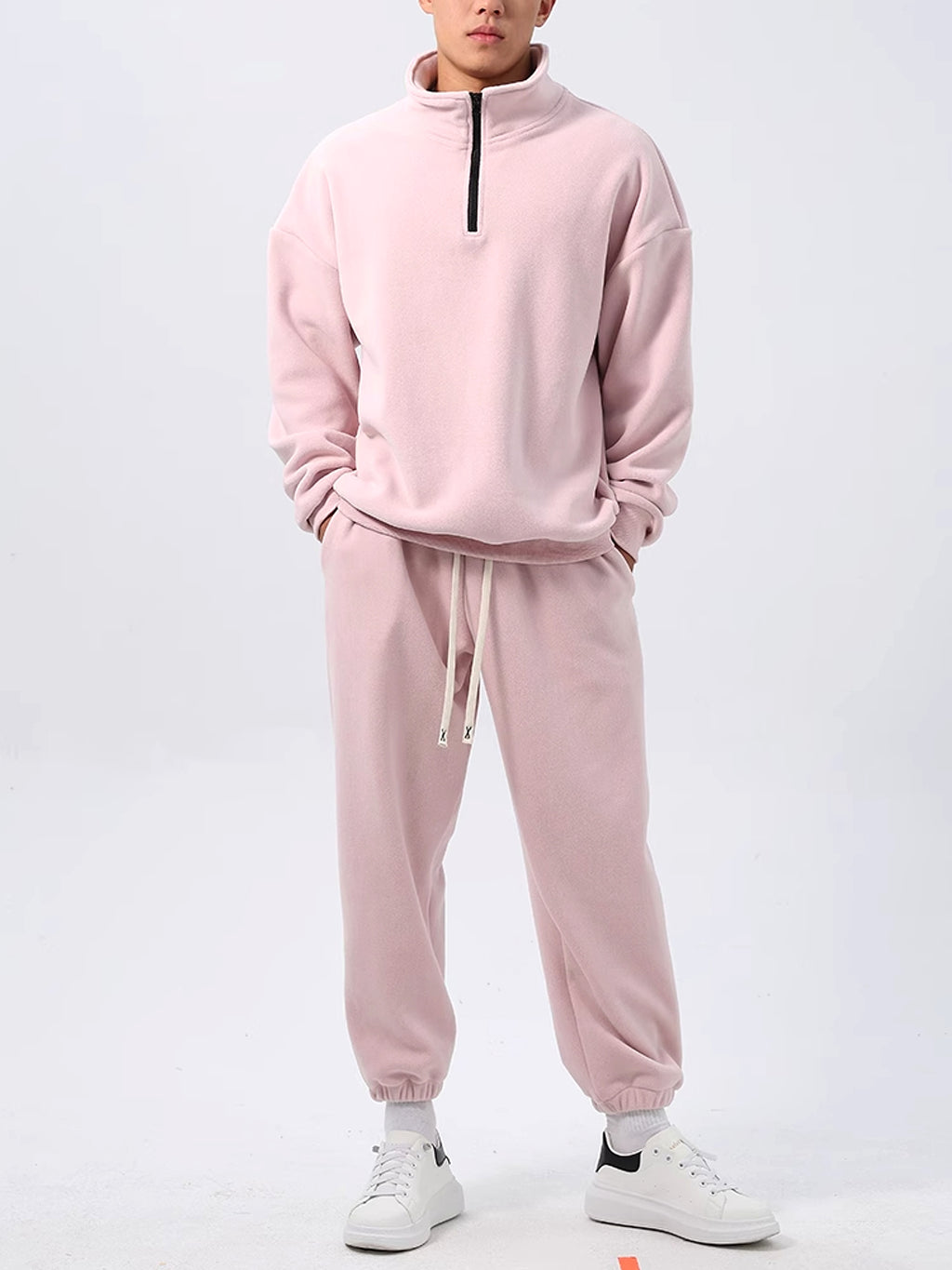 Men's Fleece Tracksuit – Wide Fit, Ultimate Comfort - enhanced image 17