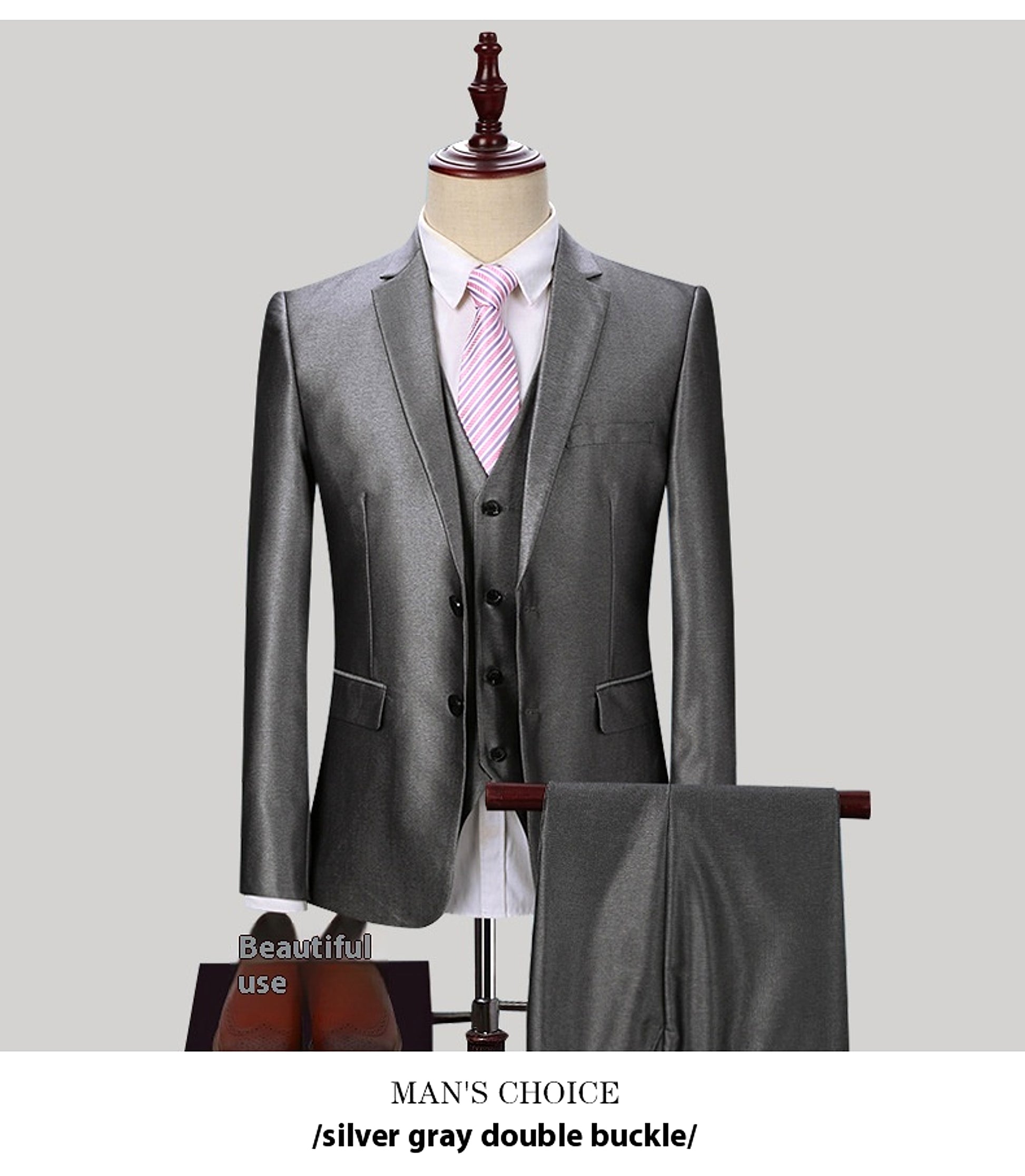 Veridien™ – Korean Slim Fit 3-Piece Suit - enhanced image 18