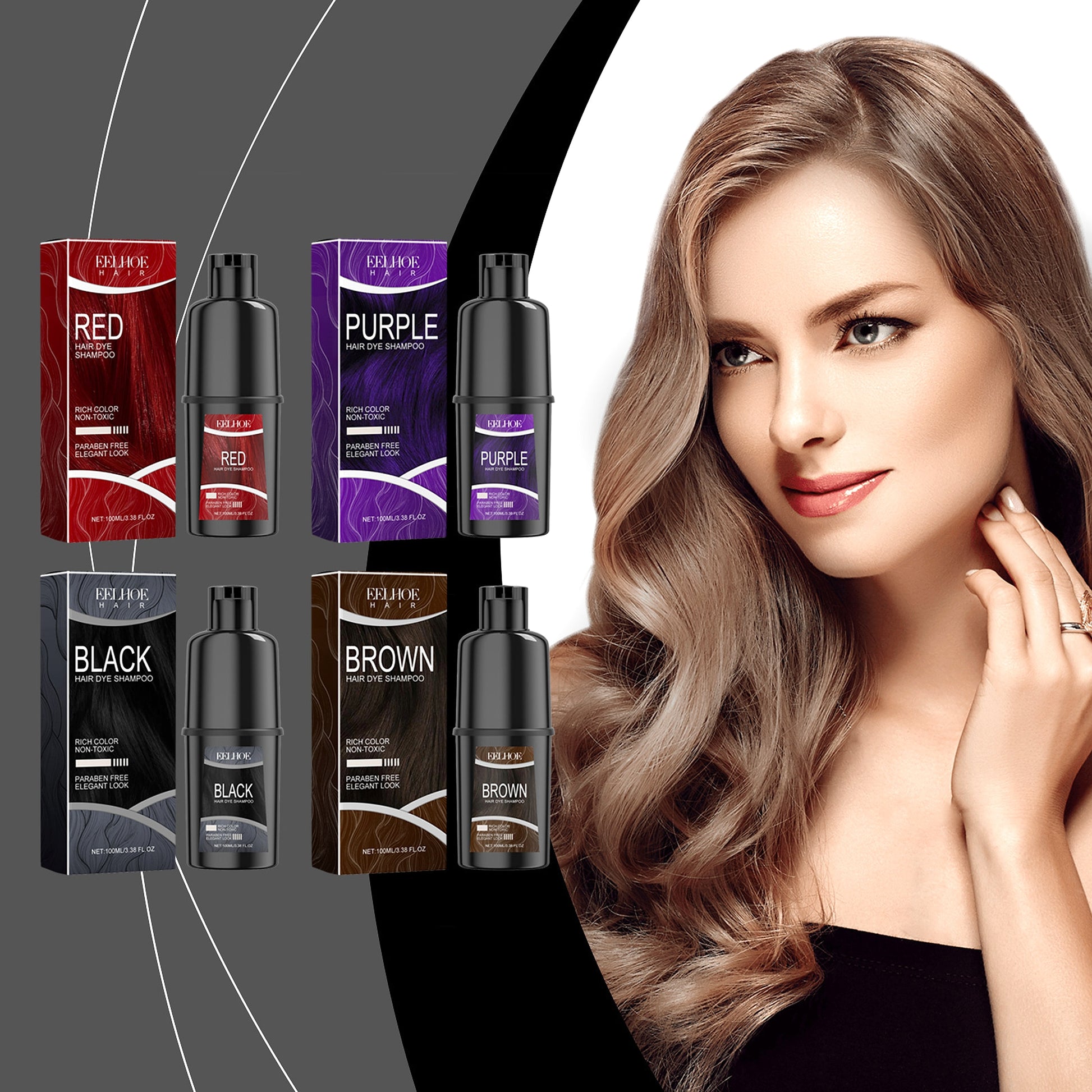 Herbal Color Care Shampoo | Nourishes & Shades | Soft & Lasting Color - enhanced image 18