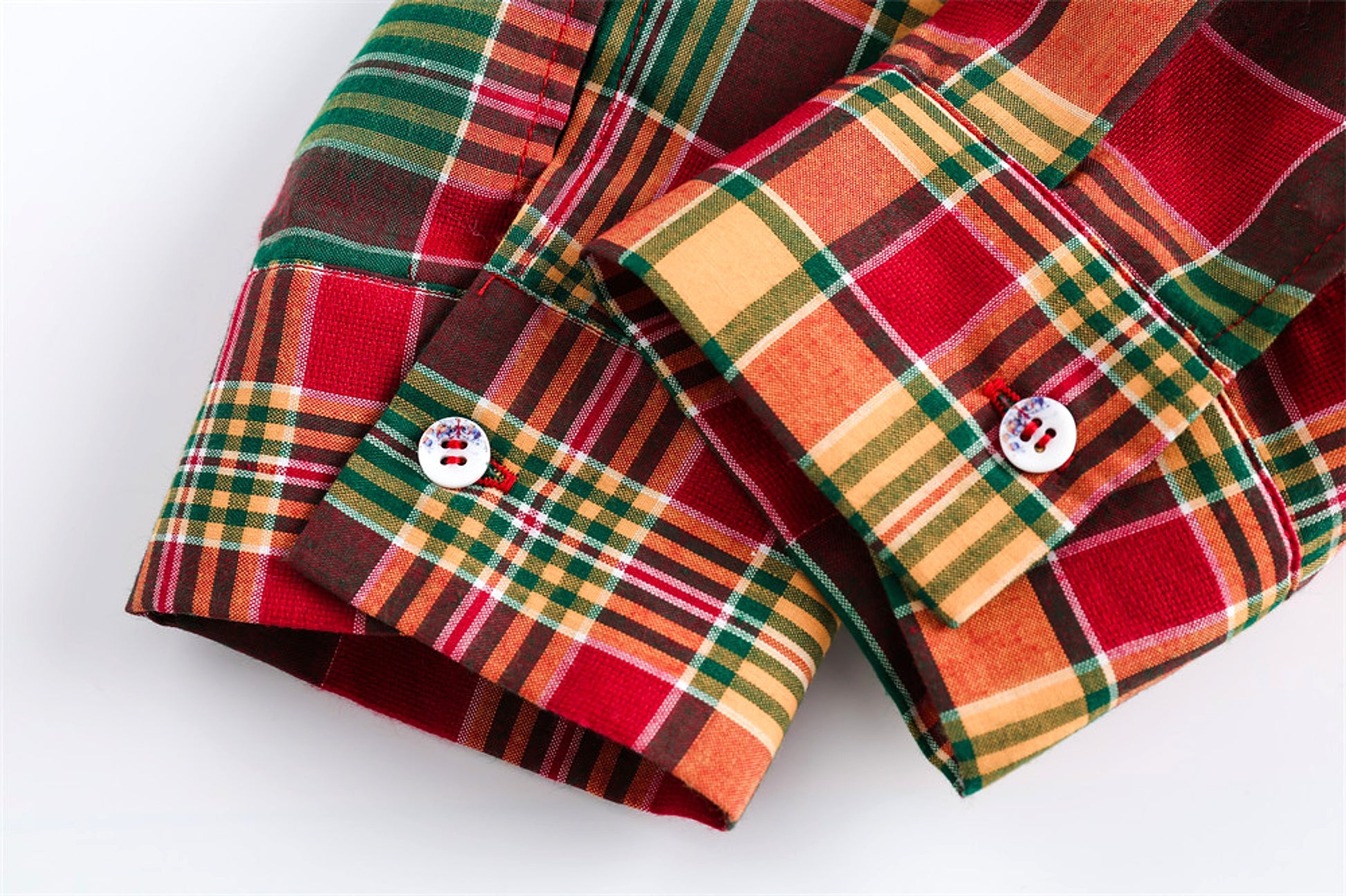 Irregular Spliced Plaid Blouse Women DressShirt - enhanced image 18