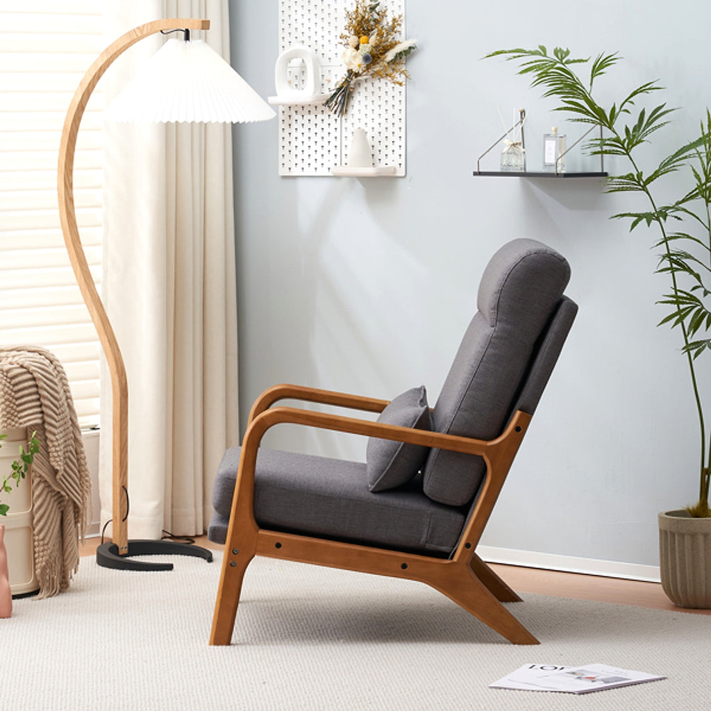 LuneluX_Home – Scandinavian Lounge Chair (Dark Gray) - enhanced image 18