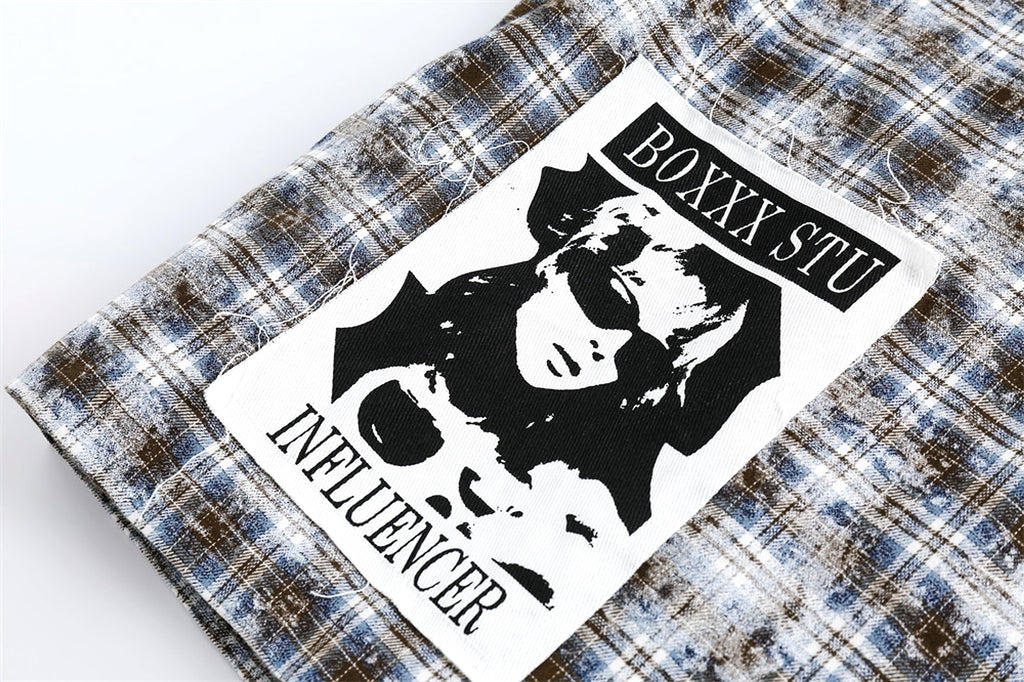 Plaid DressShirt For Women - enhanced image 18