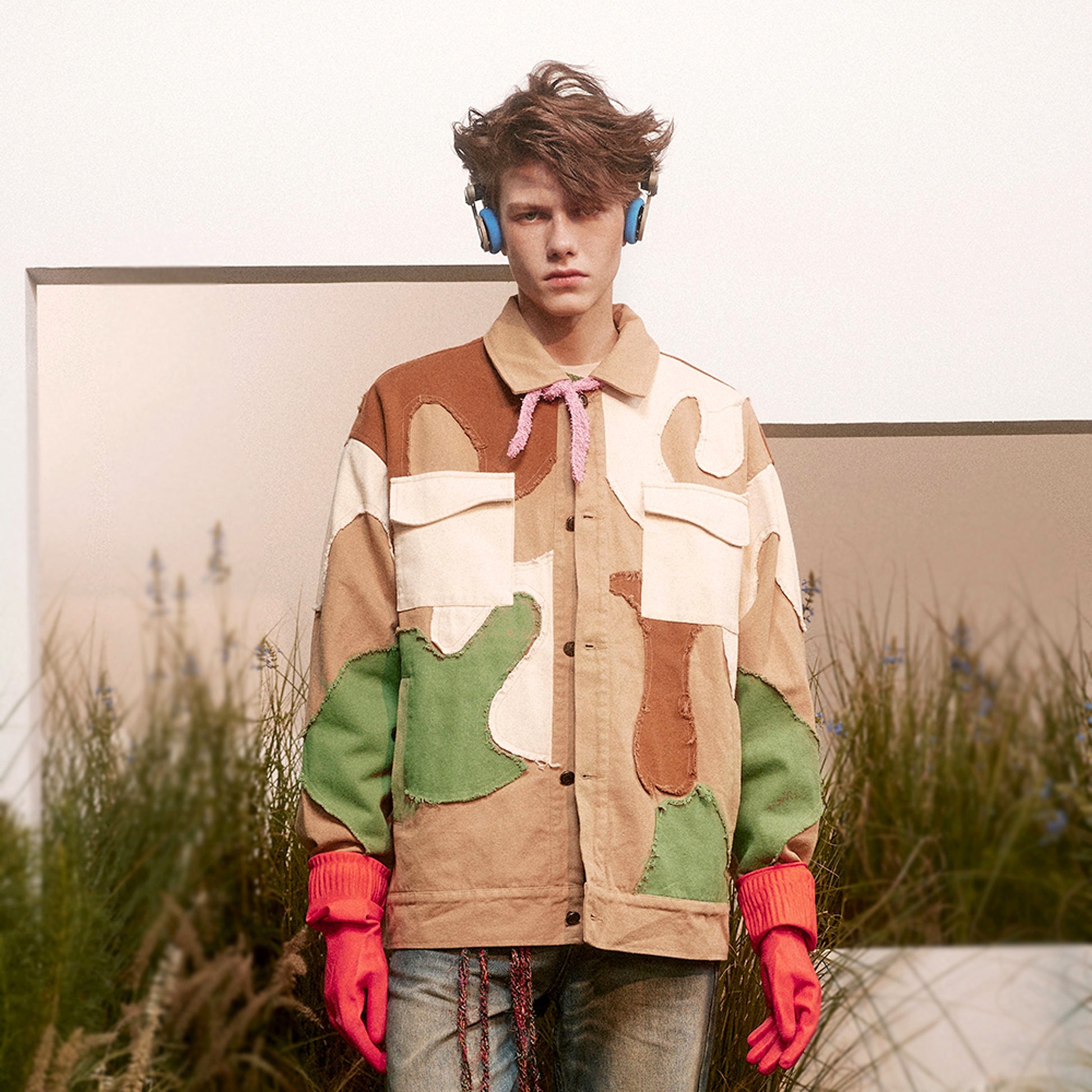 1. Niche Loose Turn-down Collar Coat Tide - enhanced image 19