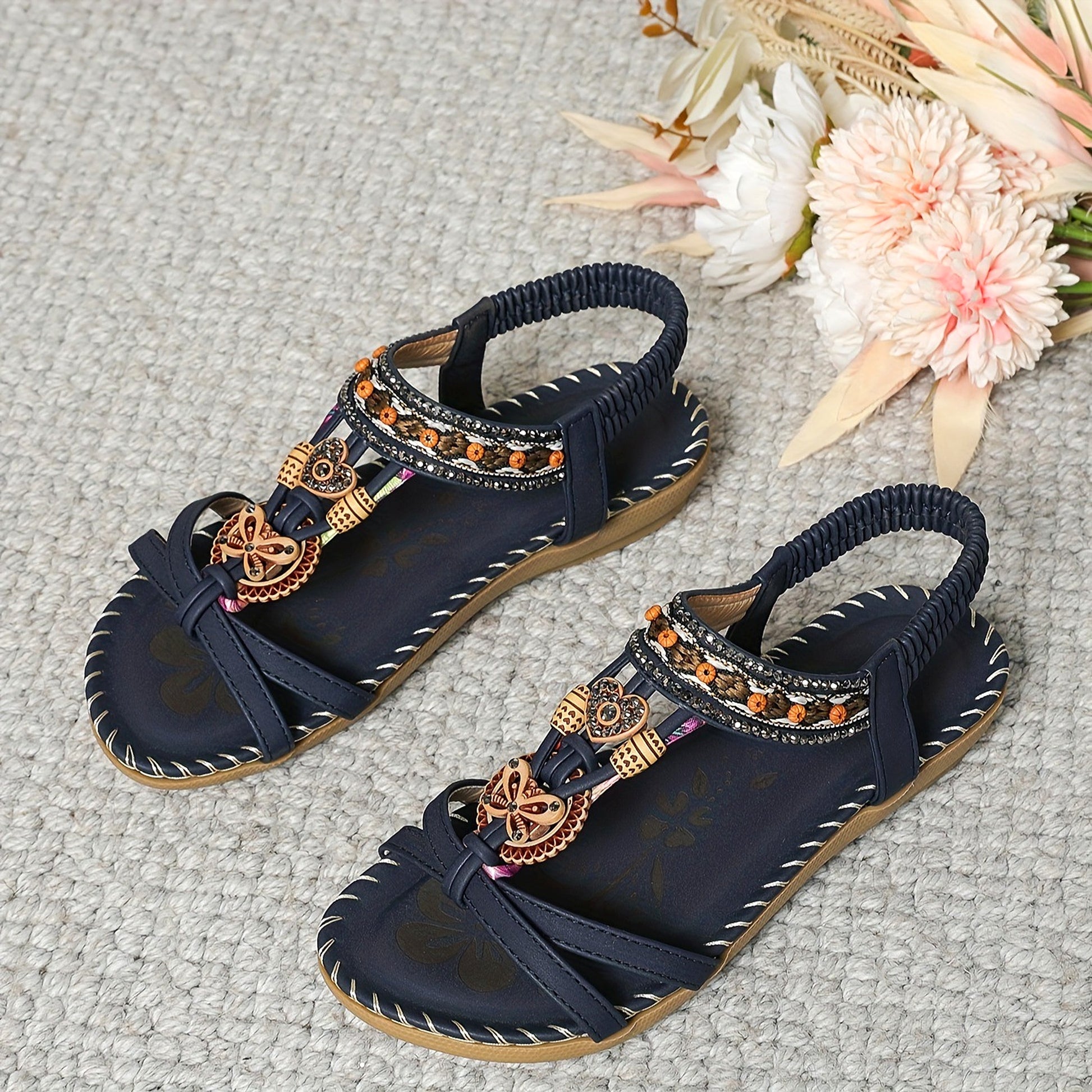 Haute Femme Edition 25 – Boho Sandale Émeraude Florale - enhanced image 19