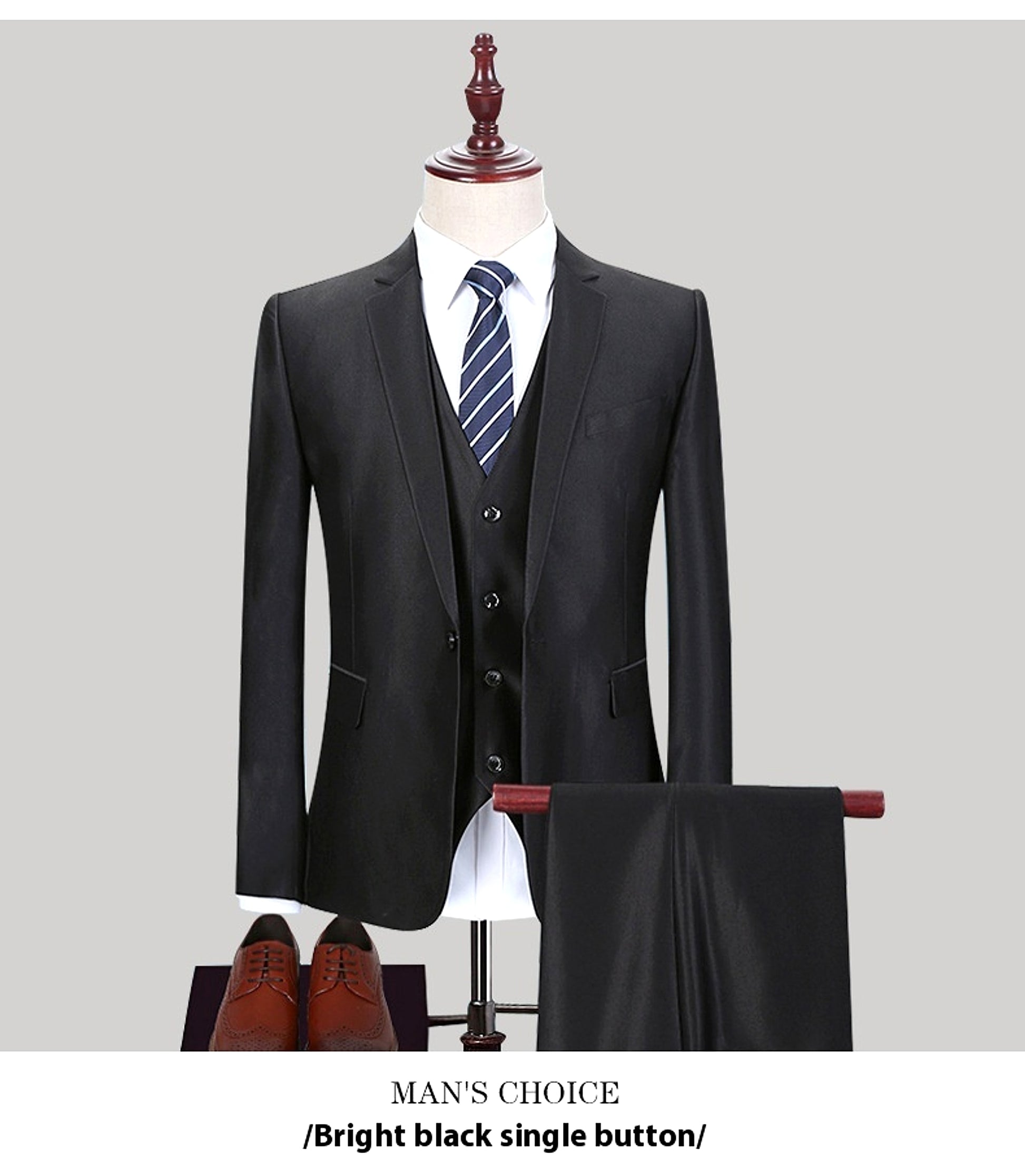 Veridien™ – Korean Slim Fit 3-Piece Suit - enhanced image 19