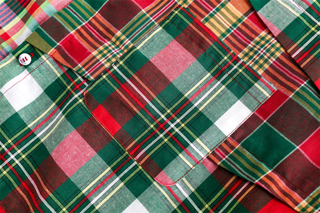 Irregular Spliced Plaid Blouse Women DressShirt - enhanced image 19