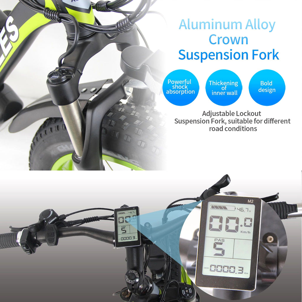 Ketteles™ K800 – Full Alloy E-Mountainbike (48V 21Ah, 21-Speed, Dual Disc Brake) - enhanced image 19