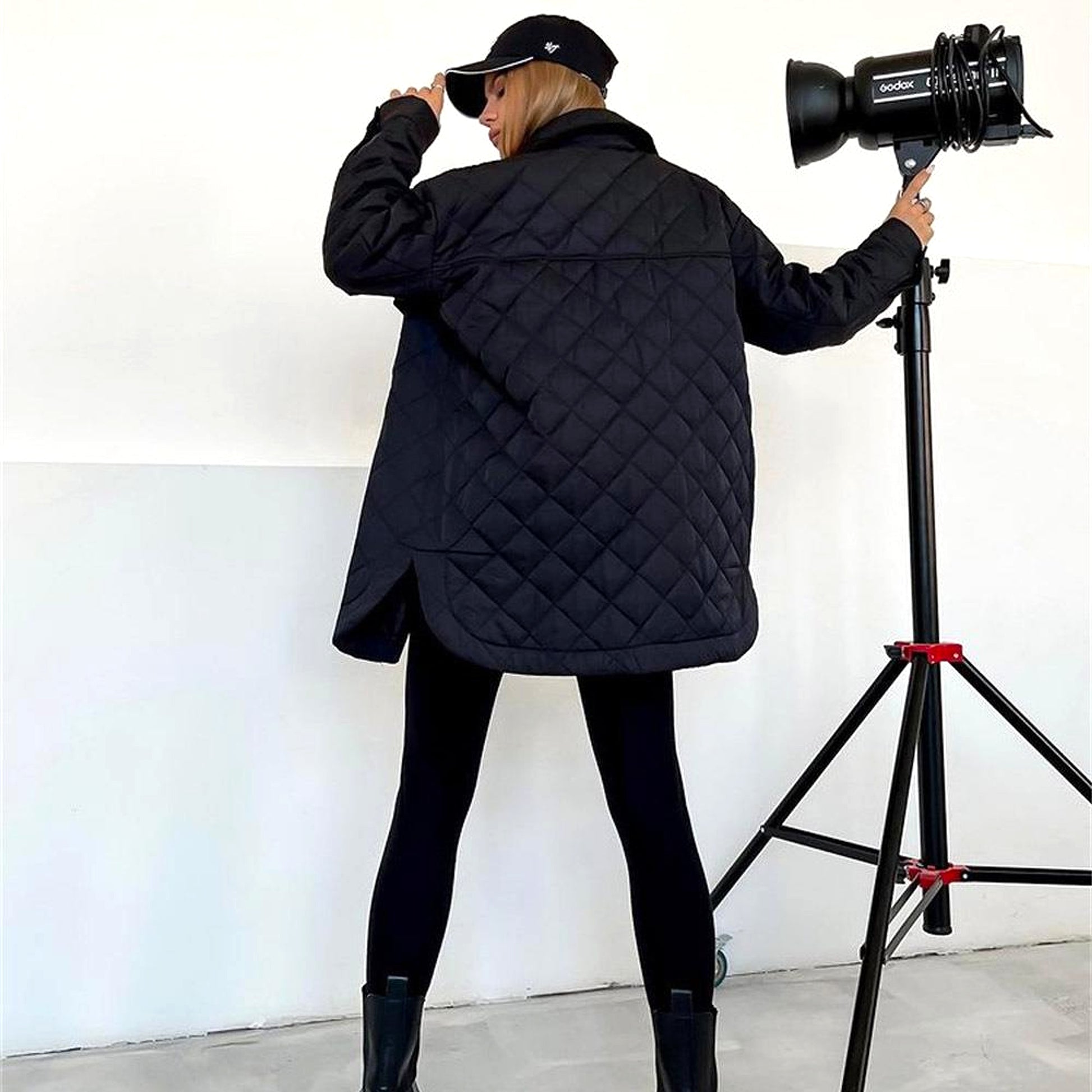 Long Breasted Lapel Cotton Jacket – 25 Edition - enhanced image 19