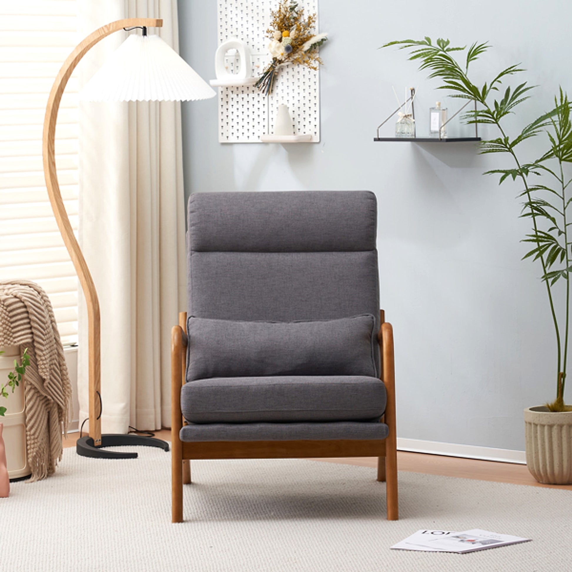 LuneluX_Home – Scandinavian Lounge Chair (Dark Gray) - enhanced image 19