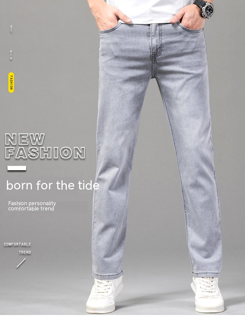 Men's Fashion Loose Casual Long Pants (Jeans & Pants) - enhanced image 19