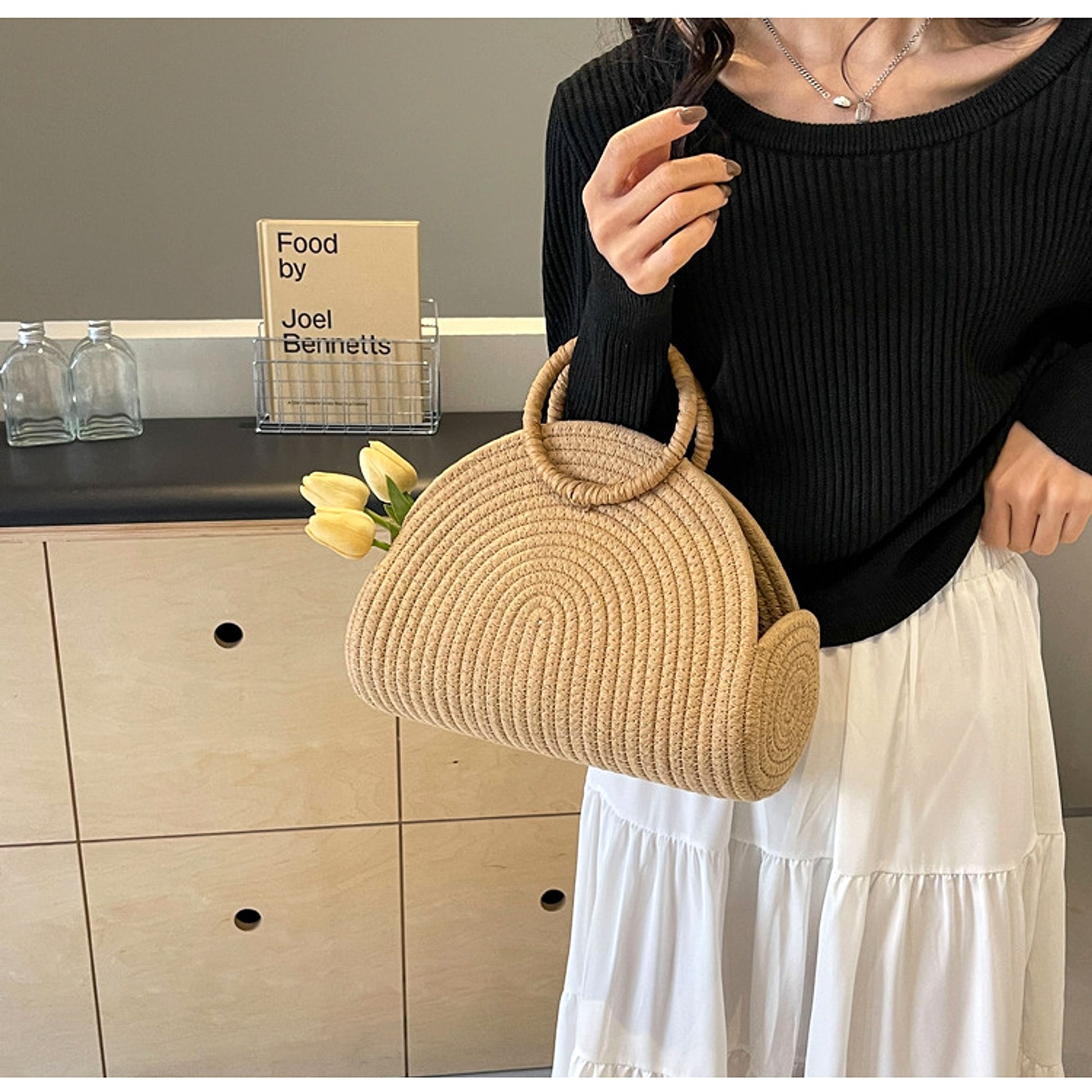 SolunaWeave™ – Tulip Shell Handbag - enhanced image 19