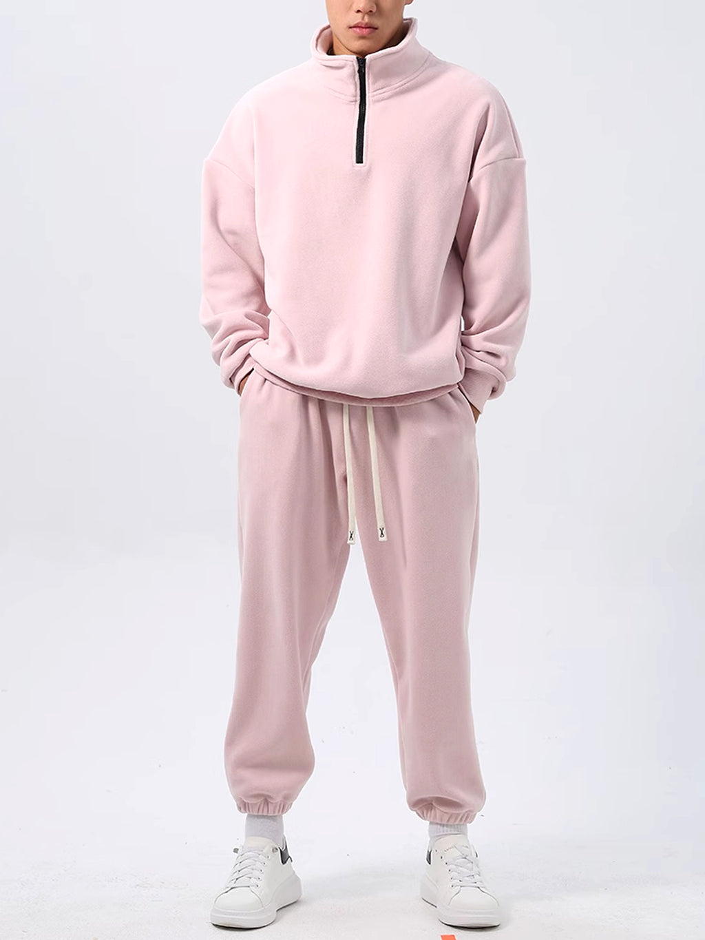 Men's Fleece Tracksuit – Wide Fit, Ultimate Comfort - enhanced image 19
