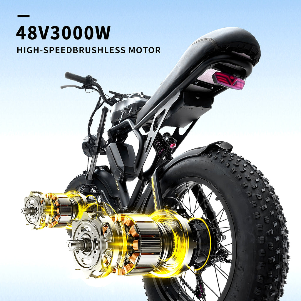 ⚡ BLJ-F4 RetroCruze™ – 20" Fat Tire Urban Electric Bike (1500W Dual Motor, 100KM Range) - enhanced image 20