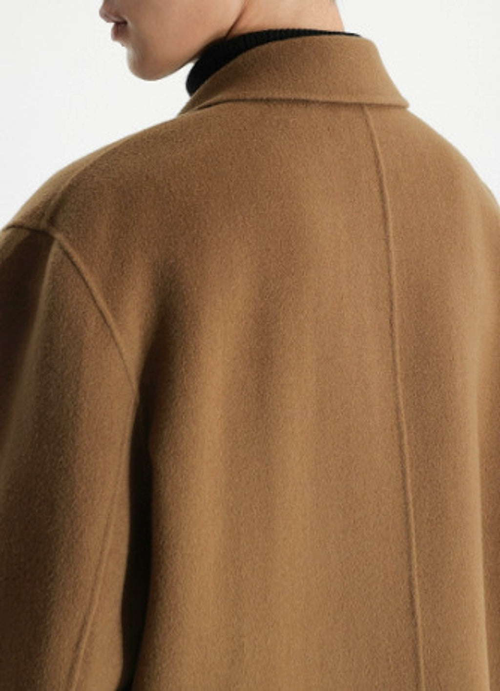 Gun Collar Double-faced Woolen Goods Woolen Suit Wool Coat For Men - enhanced image 20