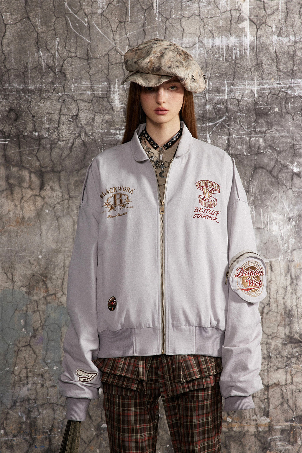 Lapel Baseball Uniform Jacket Men - enhanced image 20