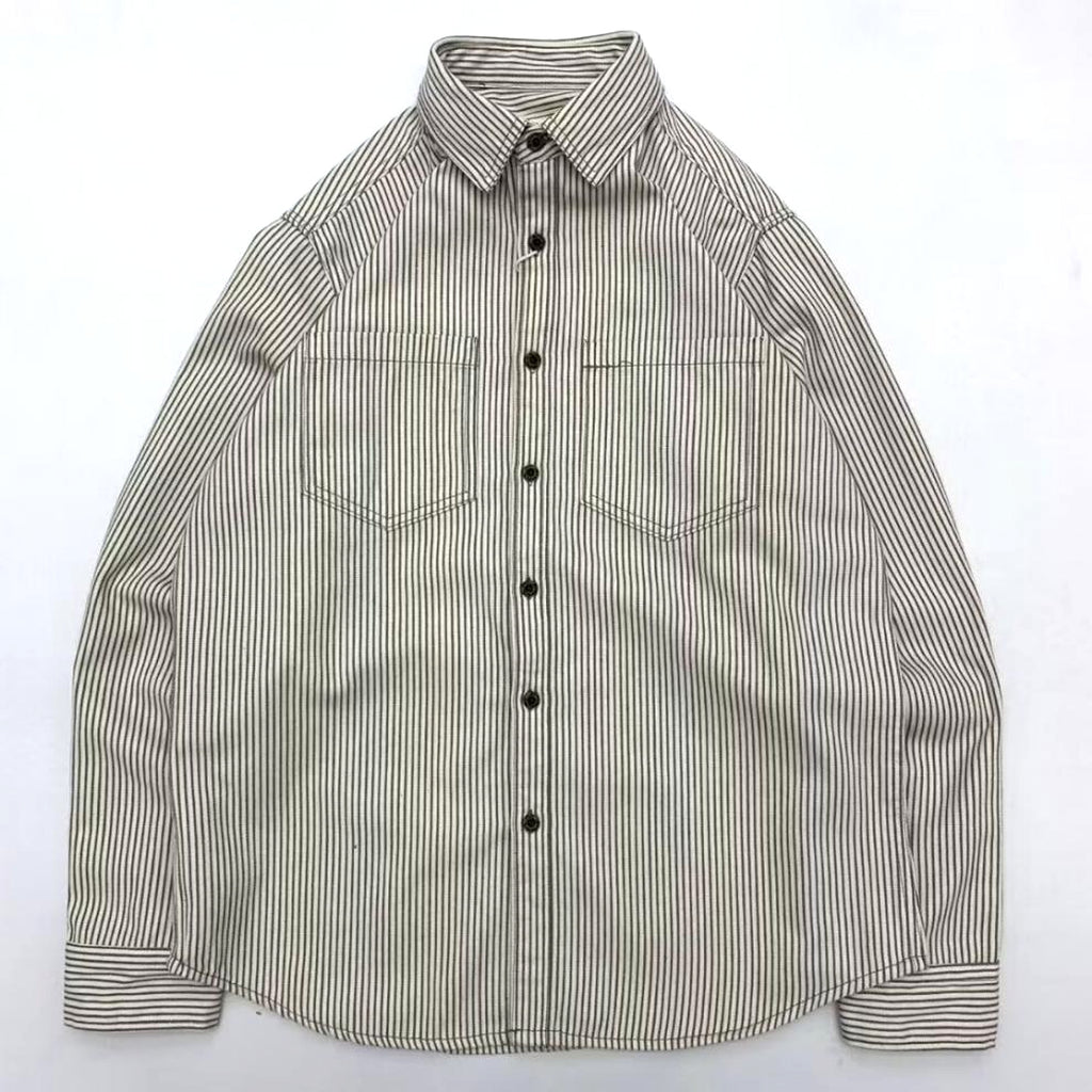 Letter Long Sleeve Loose Boys Summer Trendy All-match Casual DressShirt - enhanced image 20