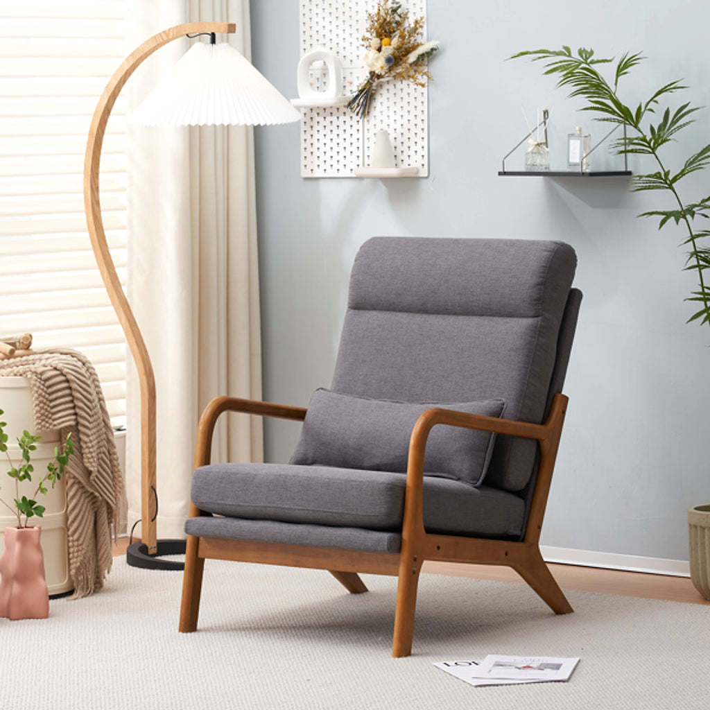 LuneluX_Home – Scandinavian Lounge Chair (Dark Gray) - enhanced image 20