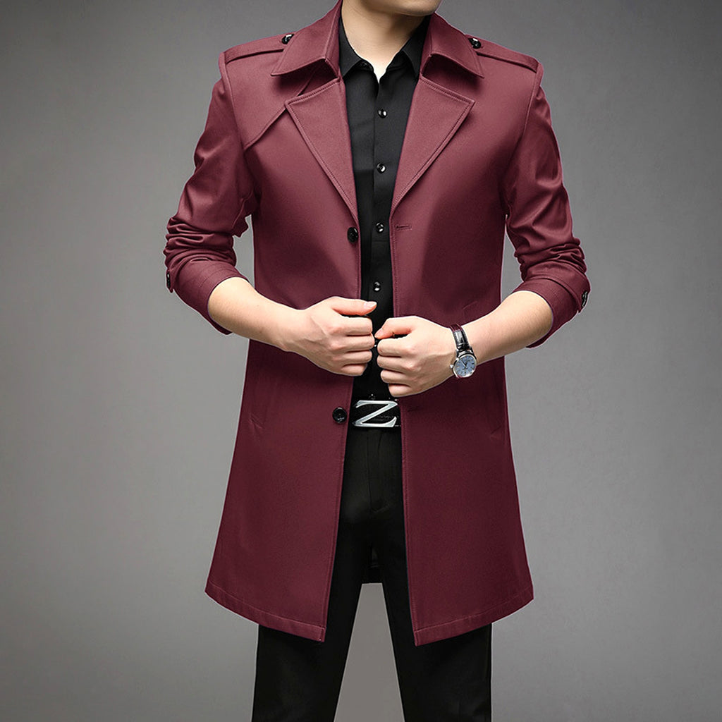 UrbanLayer™ – Mid-Length Trench Coat for Men - enhanced image 20