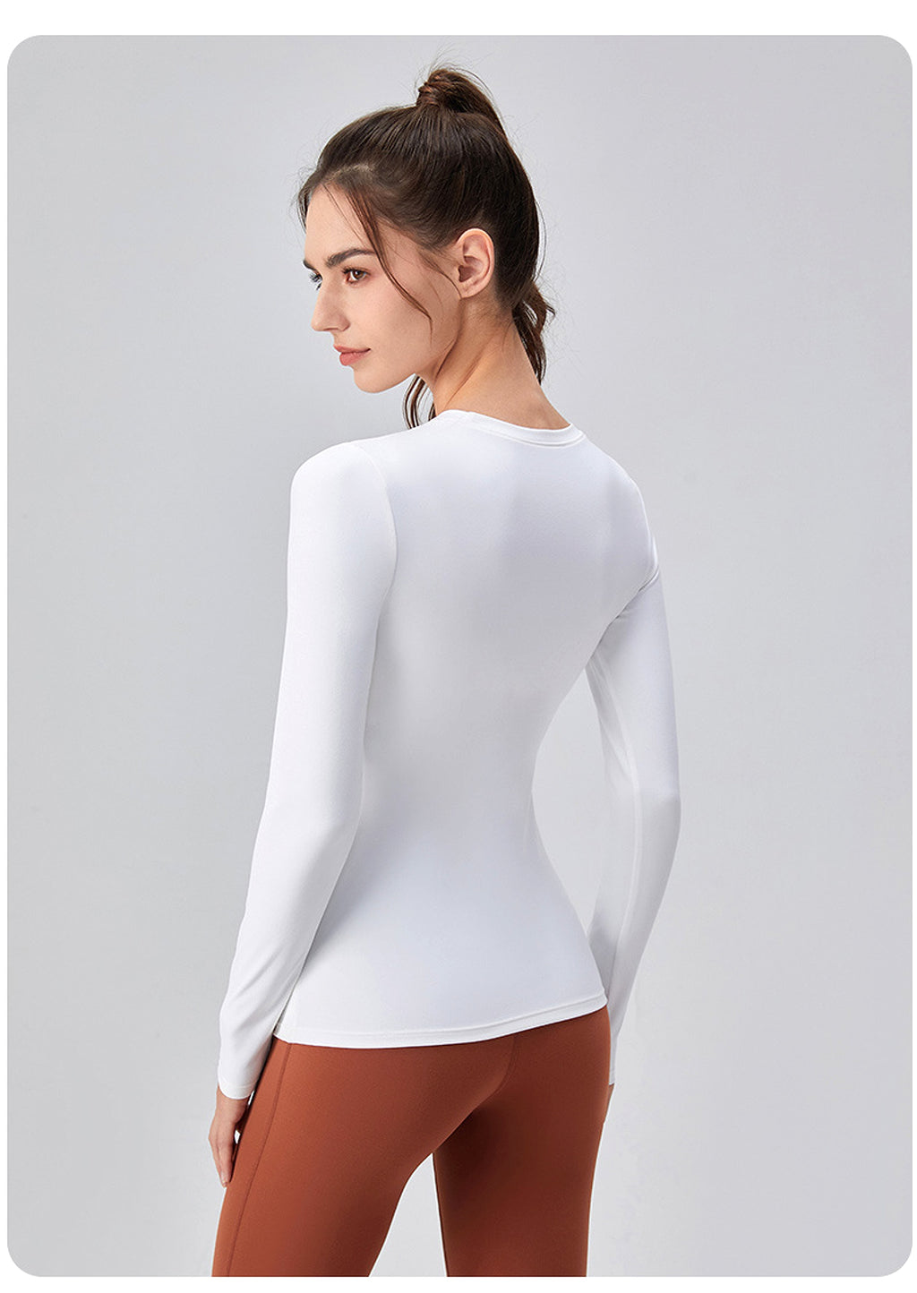 T. Skinny Slimming Nude Feel High Elastic Yoga Leggings Workout Clothes - enhanced image 20