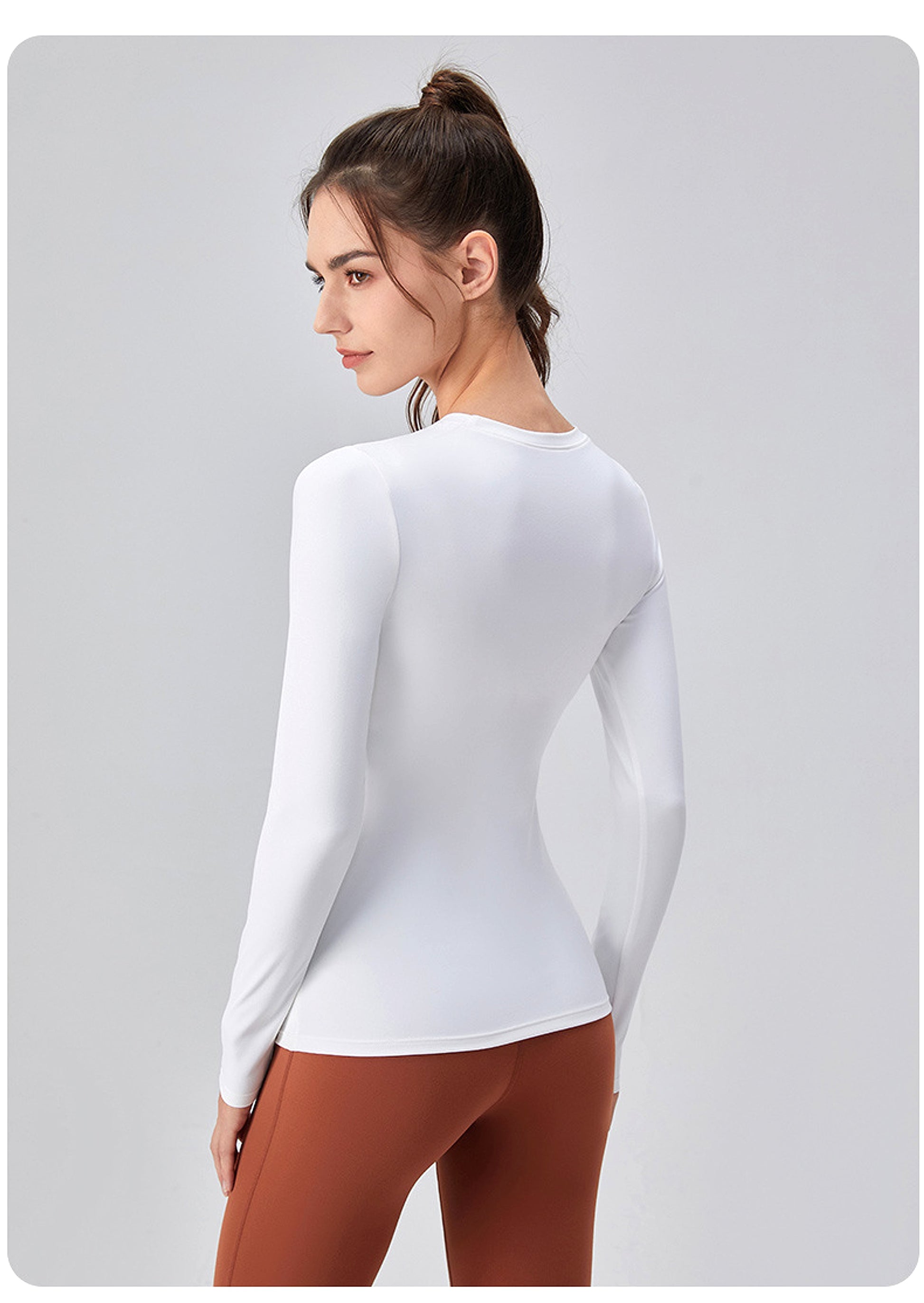 T. Skinny Slimming Nude Feel High Elastic Yoga Leggings Workout Clothes - enhanced image 20