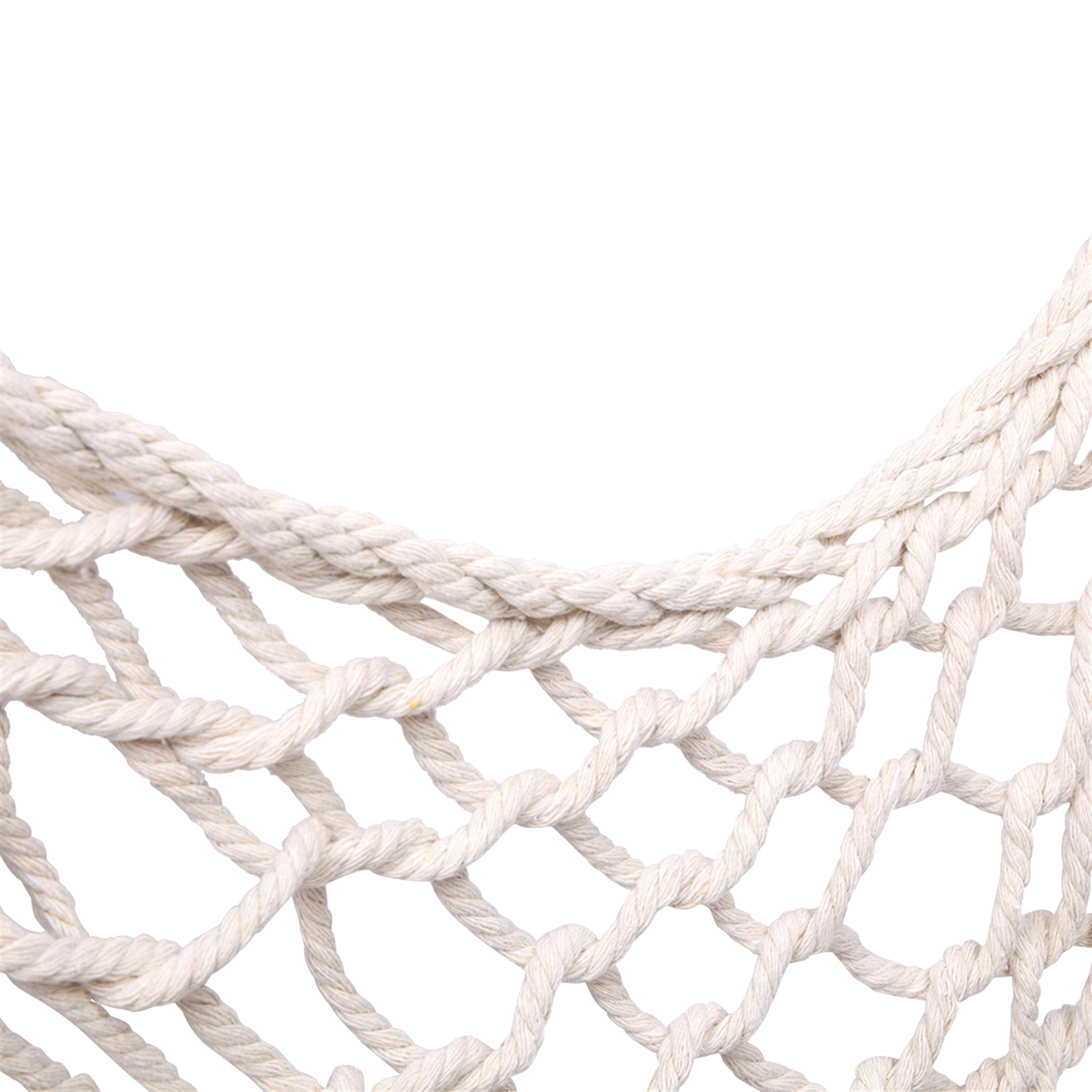 SolunaWeave™ – Cotton Rope Hanging Chair (Beige) - enhanced image 20