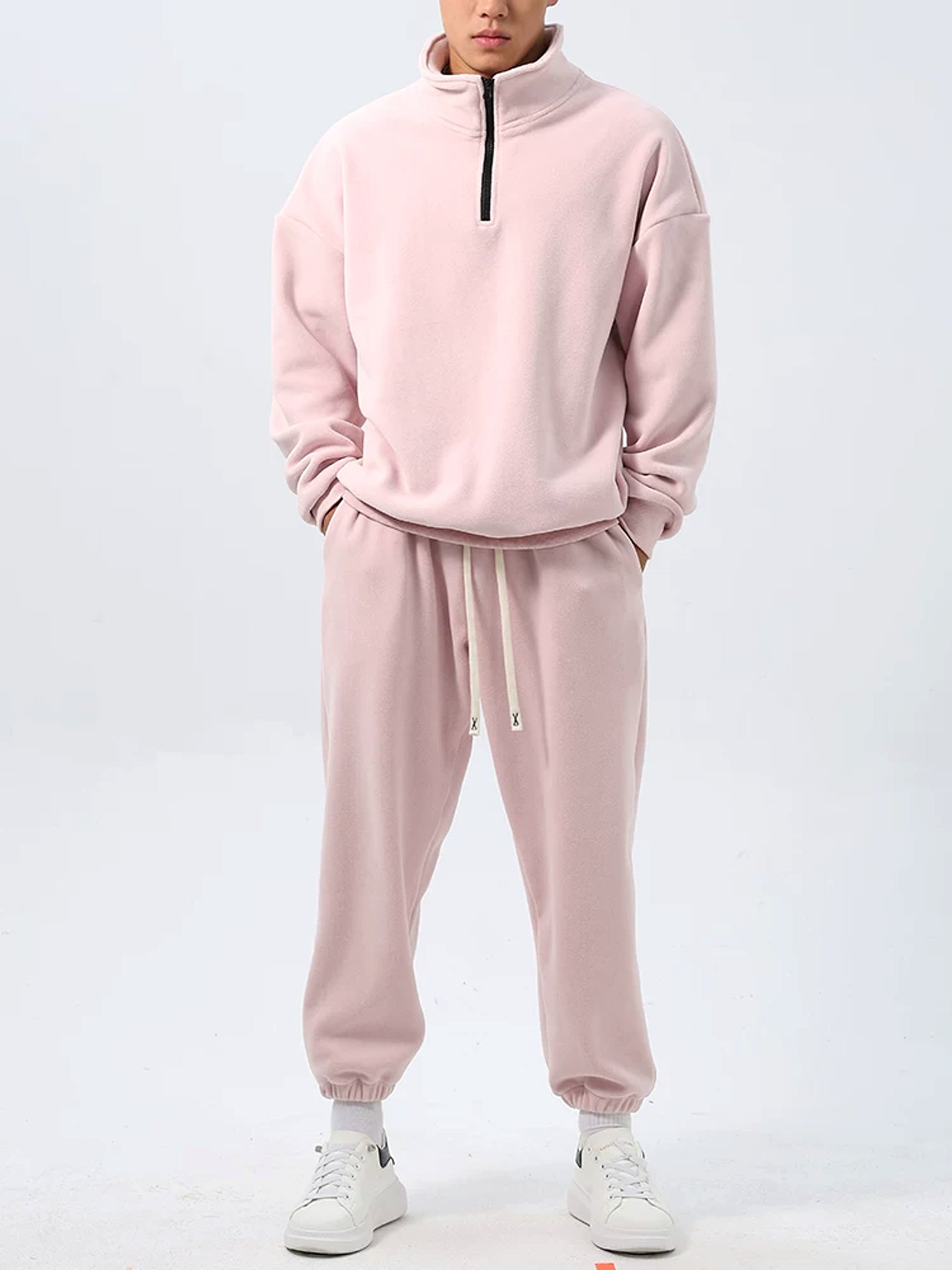 Men's Fleece Tracksuit – Wide Fit, Ultimate Comfort - enhanced image 20